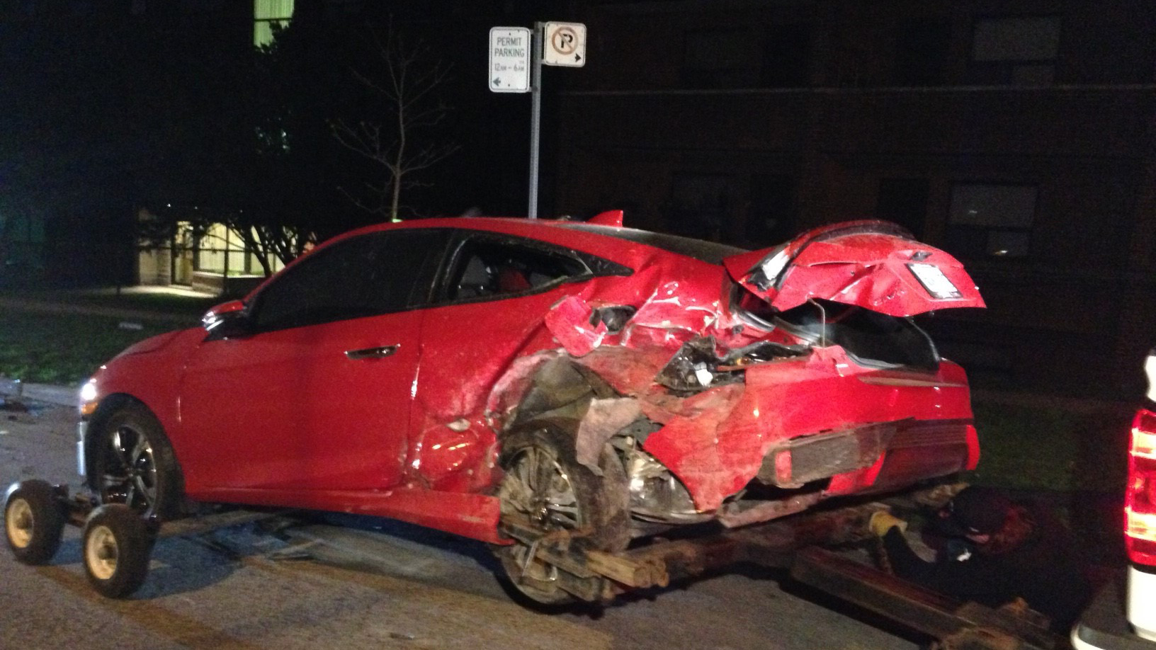 Driver facing impaired charges after hitting two parked cars in ... - CityNews