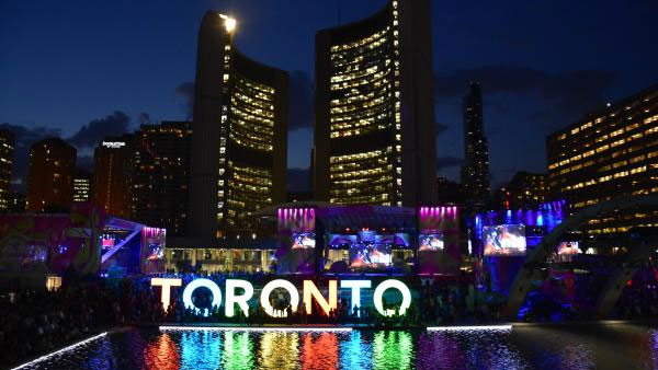 Colourful 3D Toronto sign to remain near City Hall, for now