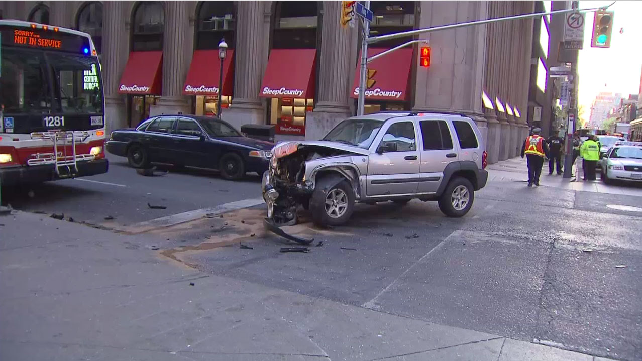 Pedestrian Seriously Injured After Downtown Toronto Crash