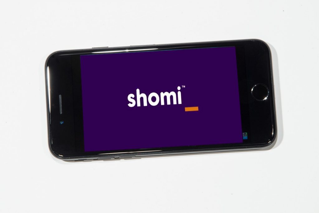 Shomi playing on an iPhone 7