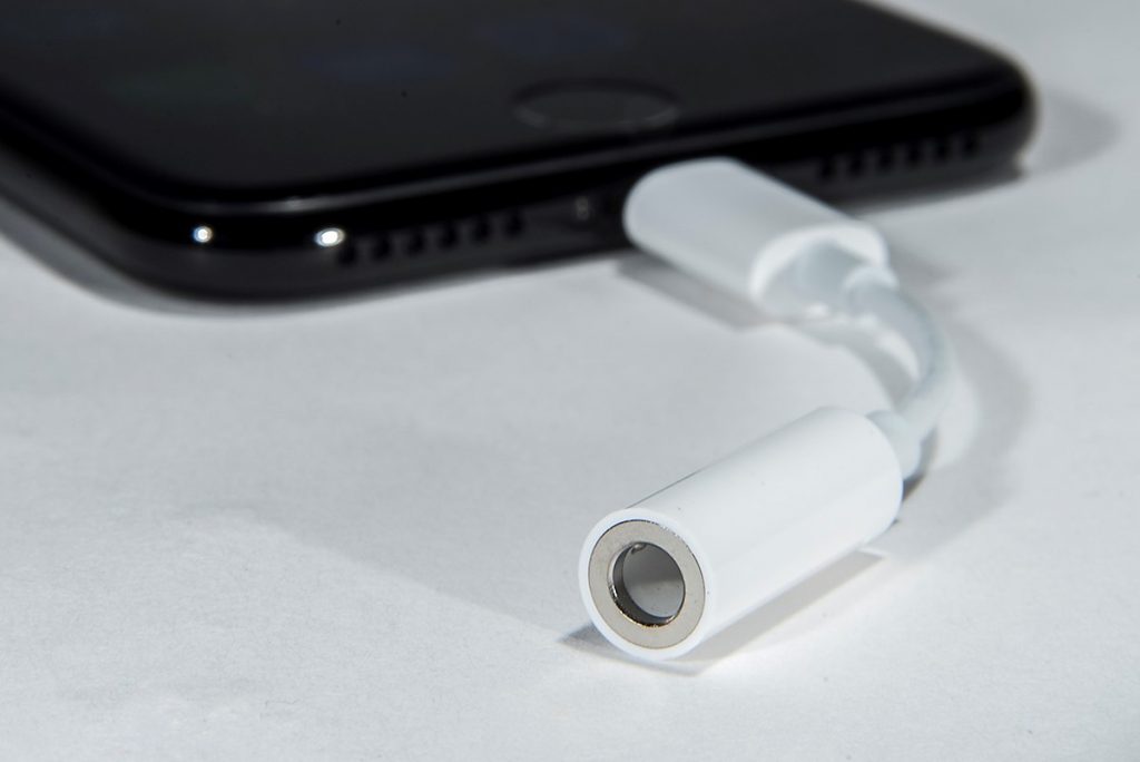 The iPhone 7 headphone adapter 